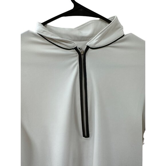 π 2/$30 π White Ladies Cutter and Buck Golf Athletic Pullover sz M - Picture 2 of 6